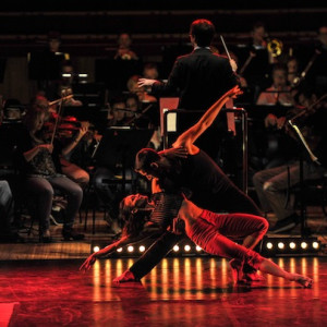 Sydney Symphony Orchestra's Le Grand Tango featuring Sydney Dance Company dancers Janessa Dufty and Petros Treklis. Photo: Ken Butti.